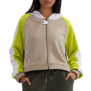 Sudadera con capucha oversize para mujer, informal, con cremallera, estilo Harajuku coreano, holgada, para parejas, AND1, con estampado de dibujos animados lavado, ropa urbana. - Product Image 1