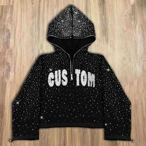 Sudadera Extra Grande de Doble Capa de Forro Polar de Poliéster/Algodón, Ligera, Transpirable, Antiarrugas, Ecológica y de Alta Calidad para Otoño - Product Image 1