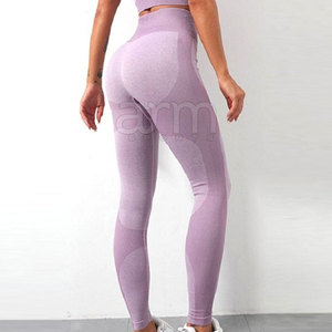 Conjunto de yoga sin costuras de alta calidad para mujer, 2 piezas, ropa deportiva para gimnasio, conjunto de yoga. - Product Image 4