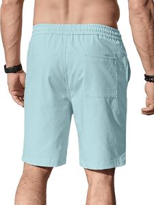 Pantalones Cortos Casuales para Hombre, Personalizados con Logotipo Frontal, 100% Algodón Satinado, 320g, Tejido Transpirable, Cintura Elástica, Venta al Por Mayor, Todas las Tallas y Colores - Product Image 3
