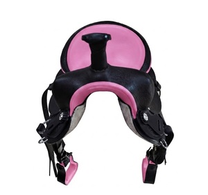 Selle Western en Cuir Faite Main WWHSO575 pour Enfants, Arceau en Bois, Quincaillerie Nickelée, Siège Confortable - Personnalisable - Product Image 4