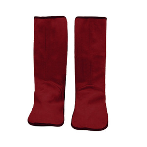 Cubrezapatos de Soldadura de Cuero Vacuno Blanco Premium de Primera Calidad, Resistentes al Calor, Ecológicos, para Trabajos de Bomberos - Product Image 2