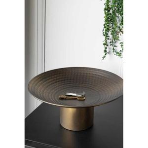 Tazón de Servir de Estilo Lujoso con Base de Pedestal, Acabado Dorado, Tazones Modernos, Decoración para Bodas, Accesorios para Mesa - Product Image 3