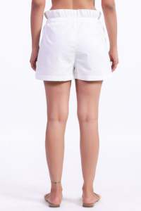 Shorts de Algodón para Mujer, Cintura Alta, Cómodos, Casuales de Verano - Product Image 4