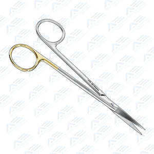 Stainless Steal Supercut Scissors Straight Medic Instruments Basis Surgical Instruments Supercut <b>One</b> <b>Blade</b> Serrated - Product Image 3