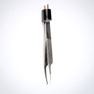 Pinces bipolaires McPherson angulées non isolées 10,2 cm avec pointe de 0,5 mm, instrument chirurgical de style McPherson isolé - Product Image 6