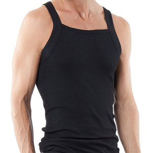 2026 Men <b>Tank</b> <b>Tops</b> 100% Cotton Silver and <b>White</b> Sleeveless Undershirts Tagless Ribbed Slim Fit Muscle <b>Tank</b> <b>Top</b> with Scoop Neck - Product Image 5