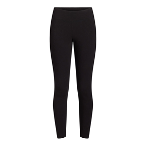 Leggings noirs unis à taille haute pour femmes, tricotés, extensibles, sans coutures, pour le yoga et la gym, style basique toutes saisons, de BD - Product Image 4