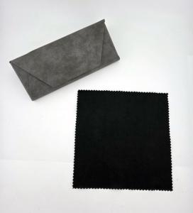 Estuche Rígido Semirrígido de PU para Gafas y Lentes de Sol, Rectangular, Hecho a Mano, con Paño de Limpieza, para Hombre y Mujer, Marca RTS Fashion - Product Image 5