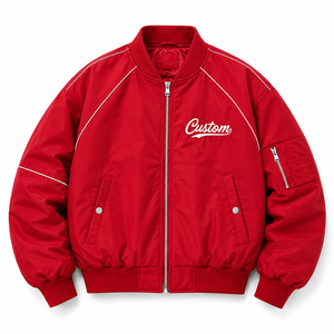 Men's Bomber Jacket Premium Quality Windproof Lightweight Casual Outerwear Streetwear Fashion Jacket - Product Image 5