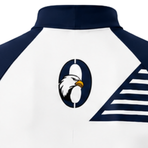 Navy Blue White <b>Cycling</b> Jersey <b>Shorts</b> Set <b>Short</b> Sleeve Full Zip Quick Dry <b>Padded</b> Bicycle Racing Team Training Performance Sports - Product Image 4