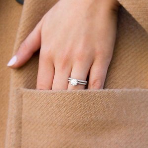 Luxury White Silver <b>Crystal</b> <b>Ring</b> for Women Modern Wedding Engagement Anniversary Jewelry Gift - Product Image 4
