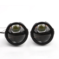Projecteur LED antibrouillard 68W 7000LM avec lentille de 2,0 pouces et optique à double lentille, faisceau lumineux 6000K pour éclairage automobile
