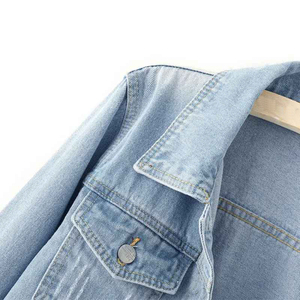 Chaqueta Vaquera de Diseño Nuevo y Personalizado para Mujer, Chaqueta Vaquera Moderna para Correr, Chaqueta Vaquera Urbana, Chaquetas Vaqueras para Mujer - Product Image 6