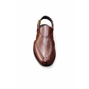 Sandalias Peshawari de Cuero para Hombre, Marca LEATHER STUDIO, Precio Bajo, Color Marrón, Entresuela de EVA, Transpirables, con Tiras Cruzadas y Hebilla, Suela de Goma - Product Image 6