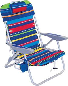 Silla de Playa Plegable Huy Gia ADV-B1 con 4 Posiciones de Suspensión y Cordones, Acero Inoxidable, Diseño Moderno Oxford, Multicolor, para Exteriores - Product Image 1