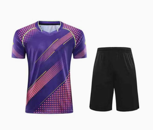 Ensemble de tenue de tennis pour hommes, respirant, à séchage rapide, vêtements de sport pour l'entraînement et les matchs - Product Image 1