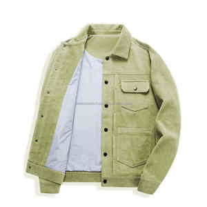 Streetwear d'entraînement décontracté de style de rue Nouveau design Veste en velours côtelé respirante et grande taille conception personnalisée - Product Image 5