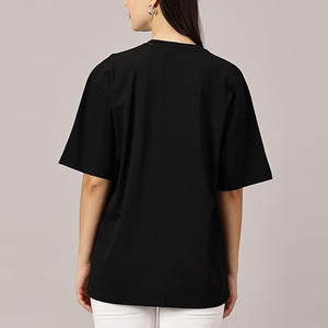 เสื้อยืดทรงบ็อกซี่สำหรับผู้หญิง ใส่ได้ทุกวัน เนื้อผ้าเบา แห้งเร็ว 100% ผ้าฝ้าย สัมผัสนุ่มสบายสำหรับฤดูร้อน ทรงปกติ ดีไซน์ลำลอง เหมาะสำหรับทุกโอกาส - Product Image 3