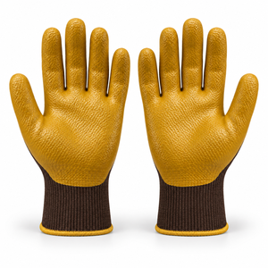 High Performance Nitrile Coated <b>Gloves</b> Anti-Chemical Anti-Slip 10mil Thickness Enhanced Grip Dexterity Reliable Protection - Product Image 6