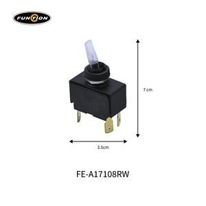 Interruptor de palanca de coche de 12V de alta calidad con protección recubierta de zinc - Product Image 5