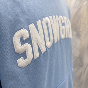 Sweat-shirt à capuche pour homme Snowgrace, coupe ample, en molleton de coton, décontracté, pour l'automne, avec poche et logo brodé sur le devant - Product Image 5