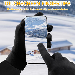 Lightweight Windproof Breathable Winter <b>Gloves</b> <b>Touchscreen</b> Anti Slip Palm Thermal Winter Cycling Racing Sports <b>Gloves</b> - Product Image 4