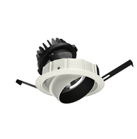 Downlight LED COB à haut lumen de Taïwan avec télécommande, design moderne, 100 mm, 3000 lm, 30 W, Cree, IP20, usage commercial, aluminium, 90 CRI