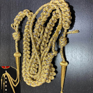 Golden <b>Braided</b> Aiguillette for Uniform Garment - Product Image 5