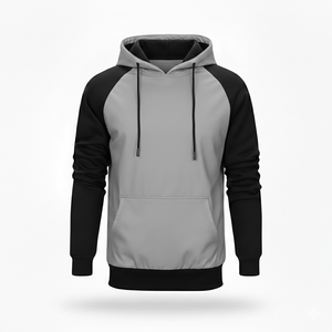 Sweat à capuche pour homme en molleton français épais 400 g/m², coupe oversize, épaules tombantes, en coton ultra-épais de luxe - Product Image 1