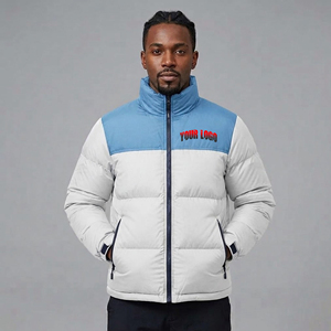 Chaqueta Acolchada para Hombre, Estilo Urbano, Impermeable, con Capucha, para Clima Frío, Diseño Único, Ropa de Exterior, MOQ Bajo - Product Image 1