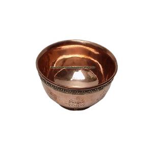 Gran oferta, cuenco de oferta de cobre tibetano grabado Popular, 8 símbolos de la suerte, respetuoso con el medio ambiente para Altar Ritual, incienso, difuminado - Product Image 2