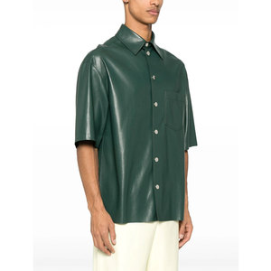 Camisa de Cuero Genuino Ecológica de Moda para Hombre 2026, Disponible en Todas las Tallas al Precio Más Bajo - Product Image 3