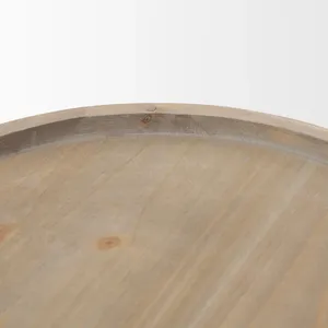 Plateau de service en bois fait main pour les réceptions de fin d'année, plateau en bois massif durable du Royaume-Uni, plateau à café plaqué Zahid, sûr et durable. - Product Image 2