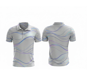 Breathable Polyester Sublimation Polo T Shirt Supplier Durable Stitching for Men Women Youth Quick-Dry Dry-Fit Active - Product Image 1