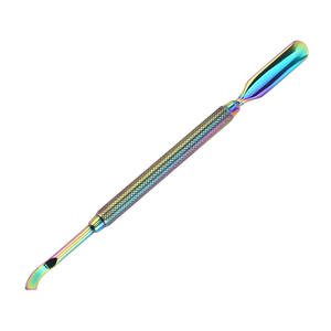 ที่ดันหนังกำพร้าและทำความสะอาดเล็บปลายสองด้าน ทำจากสแตนเลสคุณภาพสูง สำหรับทำเล็บมือและเล็บเท้า ใช้ได้ทุกวัน - Product Image 4