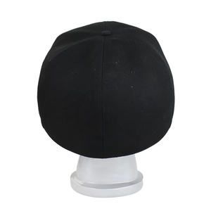 Gorra Unisex Negra de 6 Paneles, 100% Algodón, Estilo Urbano, Visera Plana, Gorro Informal para Adultos, Uso en las Cuatro Estaciones - Product Image 3