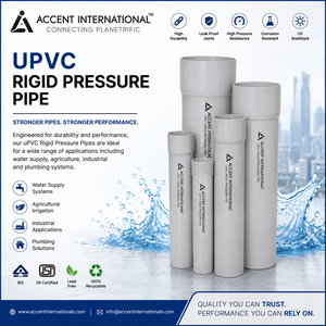 ท่อแรงดัน uPVC สีเทาสำหรับระบบประปาและระบบน้ำ ท่อแรงดัน PVC สำหรับการเกษตรและโครงการก่อสร้าง - Product Image 1