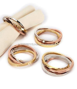 Servilletero de metal de lujo con relieve floral decorativo perfecto para banquetes de boda de lujo con ajustes de mesa elaborados - Product Image 5