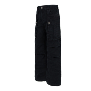 Wholesale Men's <b>Tactical</b> Cargo <b>Pants</b> Canvas <b>Waterproof</b> Quick Dry Breathable Eco-Friendly Casual Straight Customized High Quality - Product Image 3