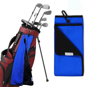 Serviette de golf personnalisée de couleur unie, fabrication professionnelle, prix abordable, service OEM, serviette de golf pour usage personnel - Product Image 4