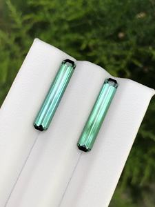 Tourmaline verte naturelle, pierre précieuse non montée, tourmaline facettée pour la fabrication de bijoux, vente en gros - Product Image 4
