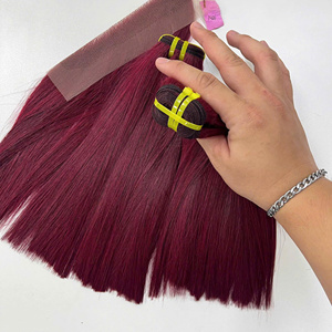 เส้นผมมนุษย์แบบสองเส้นผมสำหรับต่อผมมนุษย์แท้แบบทอทุกสี - Product Image 1