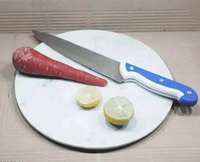 Elegante marmeren dienblad- en snijplankset, rechthoekig, stenen keukengerei en essentiële snijbenodigdheden