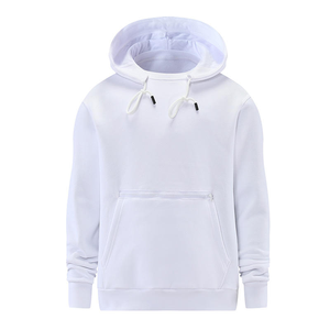 Sweat-shirt à capuche noir pour homme, coupe classique, en coton French Terry, décontracté, avec poche avant, pour l'automne - Product Image 2