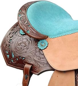 All Purpose Leather Horse Saddle With Classic Finish And Adjustable Features Hand Tooled Western Leather Trail Saddle For Horses - Product Image 6
