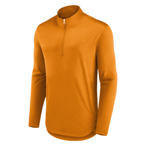 Custom Men Activewear Quarter Zip Training Top Quick Dry Running Shirt OEM Manufacturer - Product Image 1