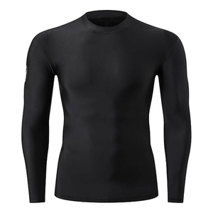 OEM Men's Premium Quality Rash Guard Sublimation <b>Printed</b> Polyester Front Gym Fitness <b>Surfing</b> Diving Compression Shirts - Product Image 2