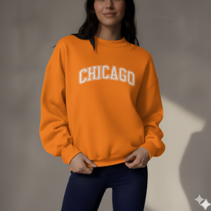 Sudadera de Invierno de Manga Larga con Cuello Alto y Forro Polar Grueso, con Bordado, Ecológica, Transpirable, Informal para Mujer - Product Image 5