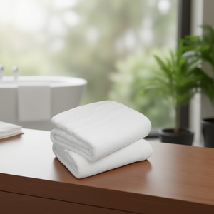 ผ้าขนหนูโรงแรมเนื้อนุ่ม ซึมซับดี 560 GSM ขนาด 28x56 นิ้ว แบบอัดแน่น ปักลาย สำหรับโยคะและเช็ดหน้า - Product Image 3